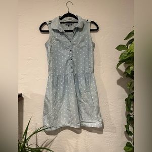 Pre-Owned Tommy Hilfiger Big Girl Patterned Blue Dress